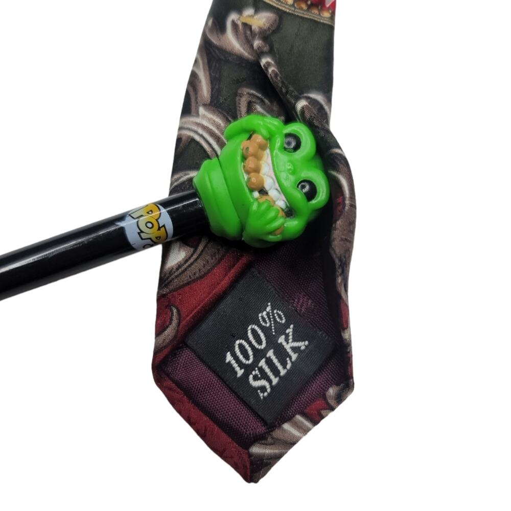 Tabasco Oysters Hot Pepper Sauce Necktie Vintage Men's All Silk Tie - Picture 5 of 8